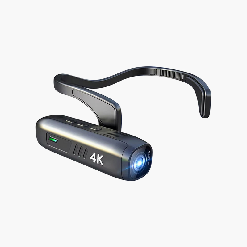 Portable 4K HD Anti-Shake Head-Mounted Camera