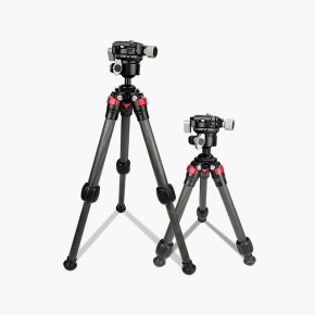 Extended Aluminum Alloy Carbon Fiber Portable Tripod