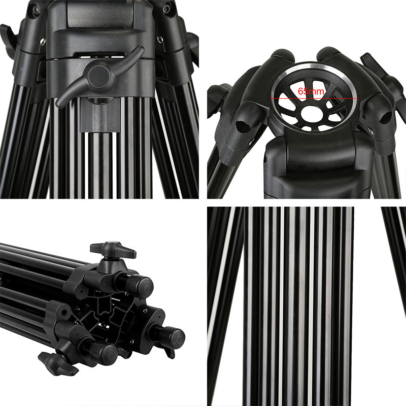 Compact Tripod with Fluid Head