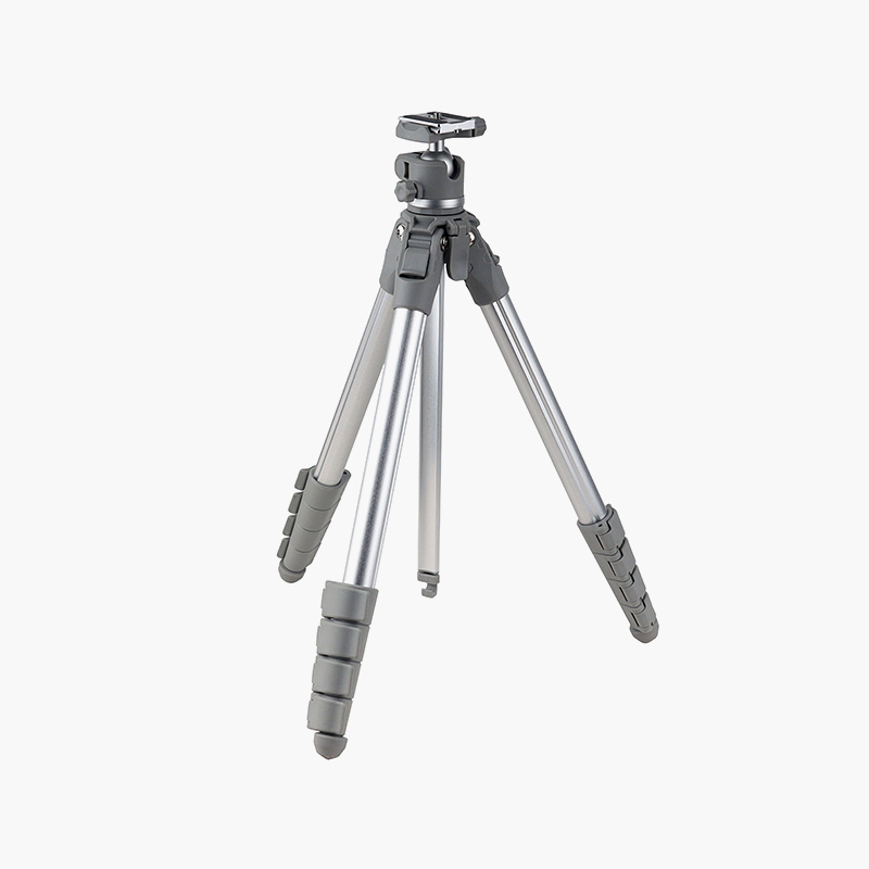 Silver 1.7m Adjustable Aluminum Alloy Tripod