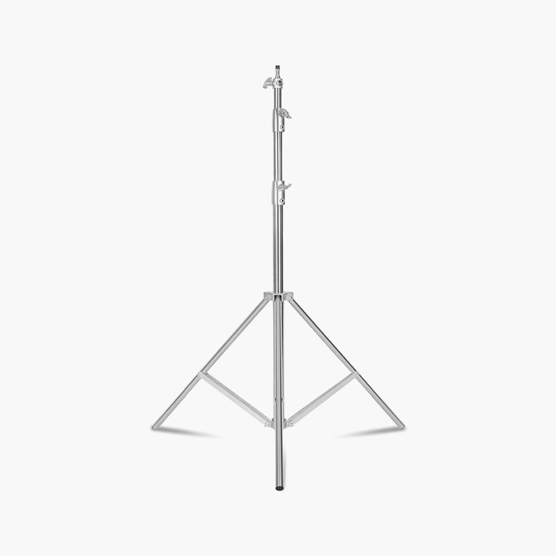 Spring-Cushioned Flexible Stainless Steel Tripod