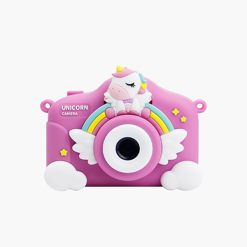 High-Definition Screen Cartoon Unicorn Kids Digital Camera