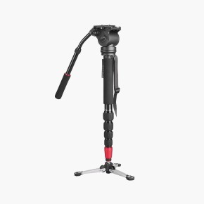 63-Inch Aluminum Alloy Video Monopod with Hydraulic Fluid Head
