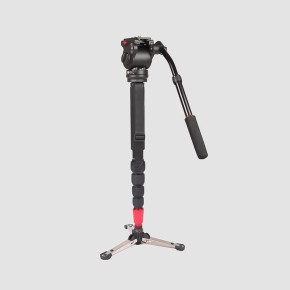 63-Inch Aluminum Alloy Video Monopod with Hydraulic Fluid Head