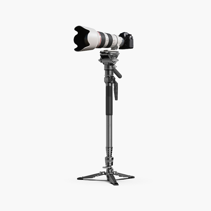 Portable One-Button Lift Carbon Fiber Camera Monopod