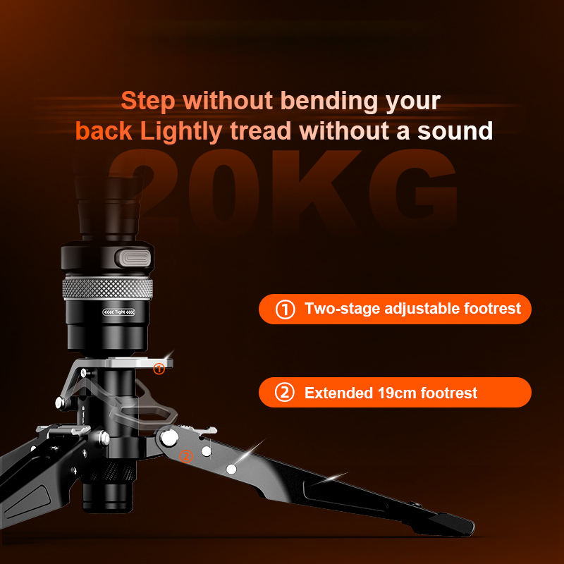 Portable One-Button Lift Carbon Fiber Camera Monopod