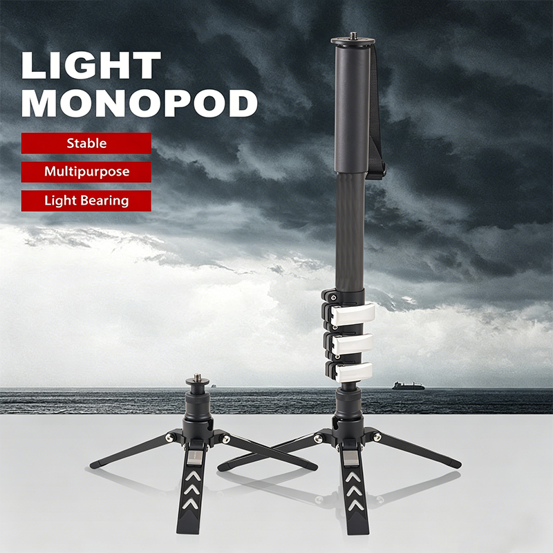 Portable Carbon Fiber and Aluminum Alloy Monopod